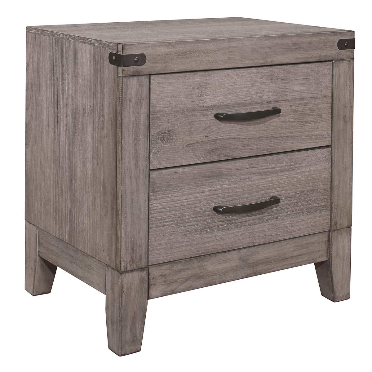 Woodrow Brownish Gray Finish Night Stand 2042