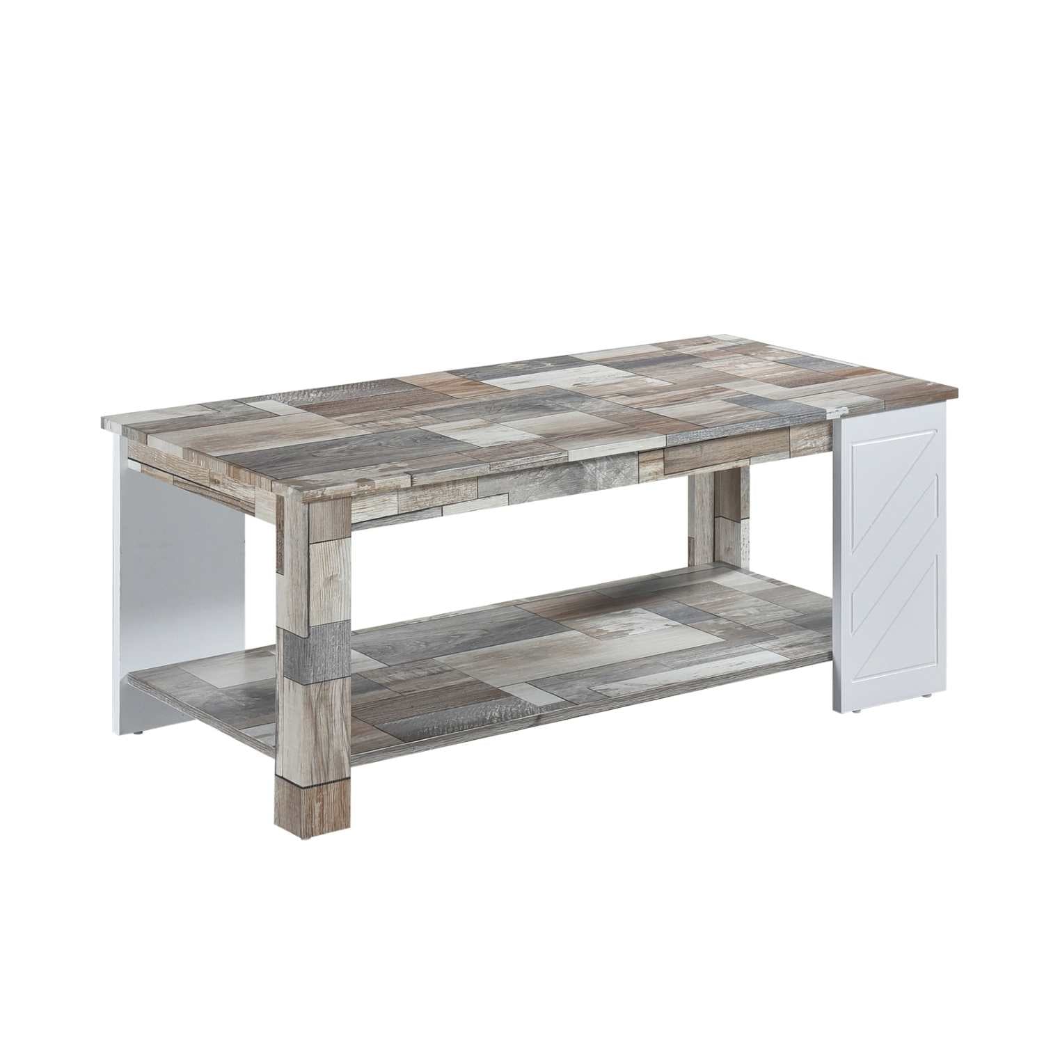 Brooke Rustic Grey Rectangular Coffee Table 6884