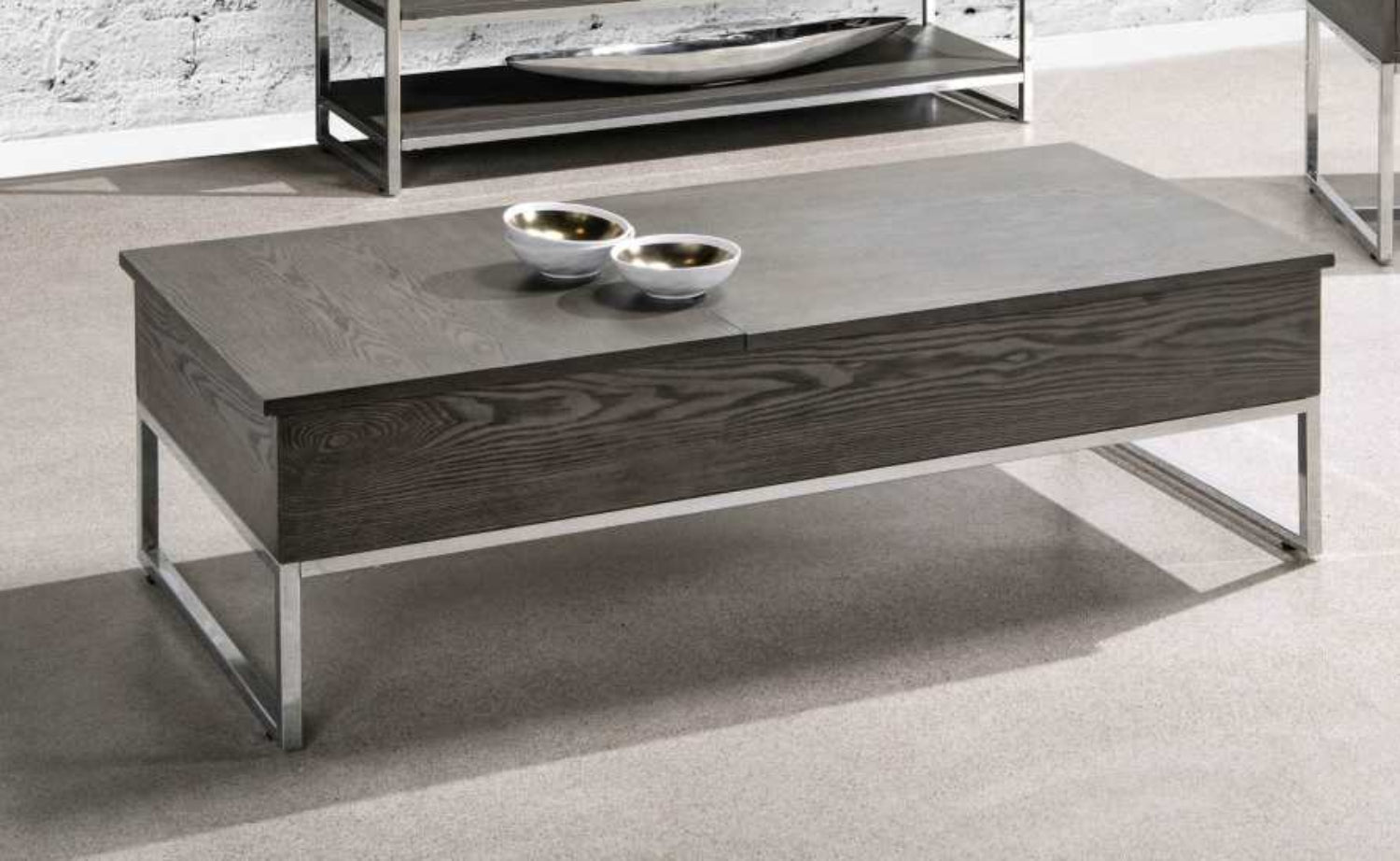 Harmony Dual Lift Top Coffee Table Grey 3510