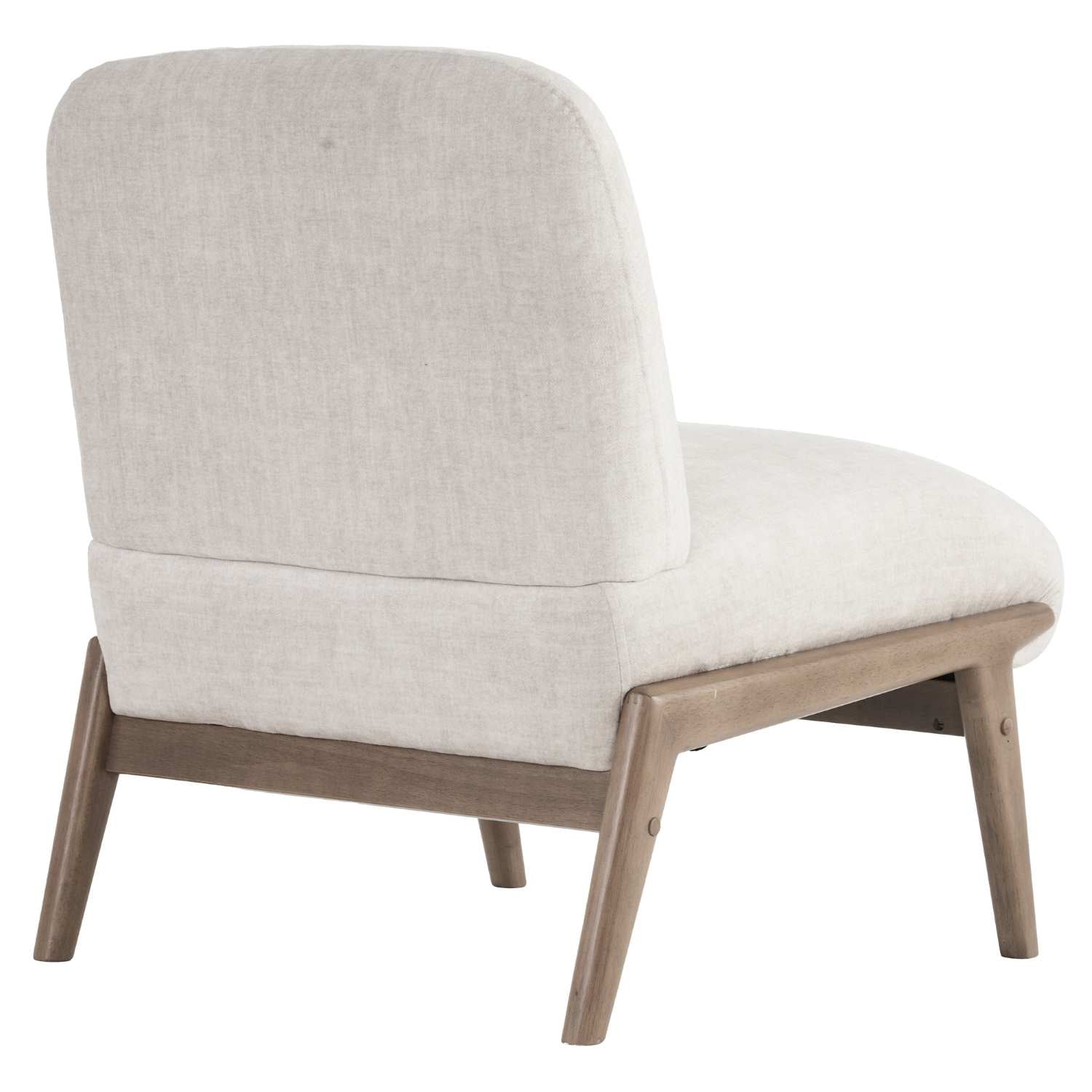 Lisson Accent Chair in Beige & Walnut 403-370BEG