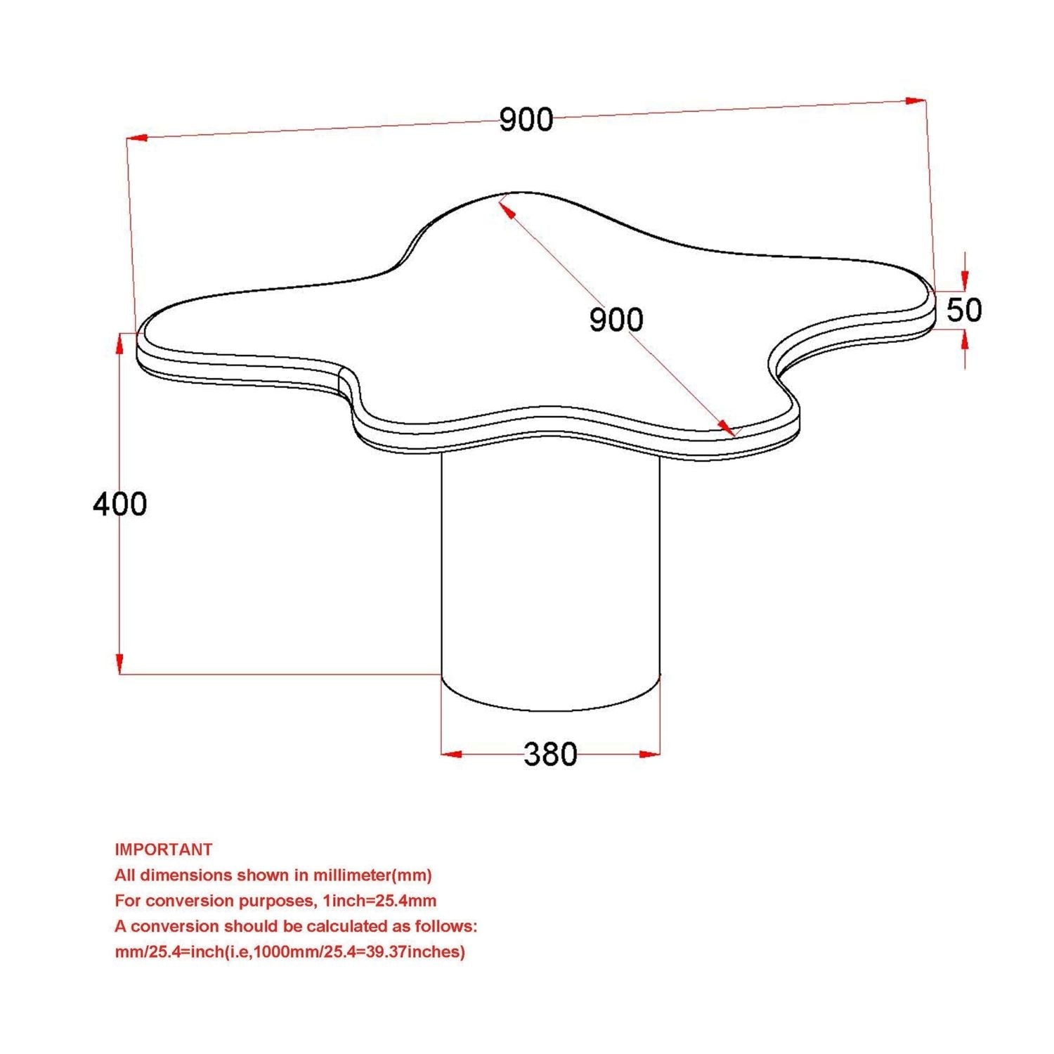 Mayal Wooden Large Coffee Table Black 301-149LG_BLK