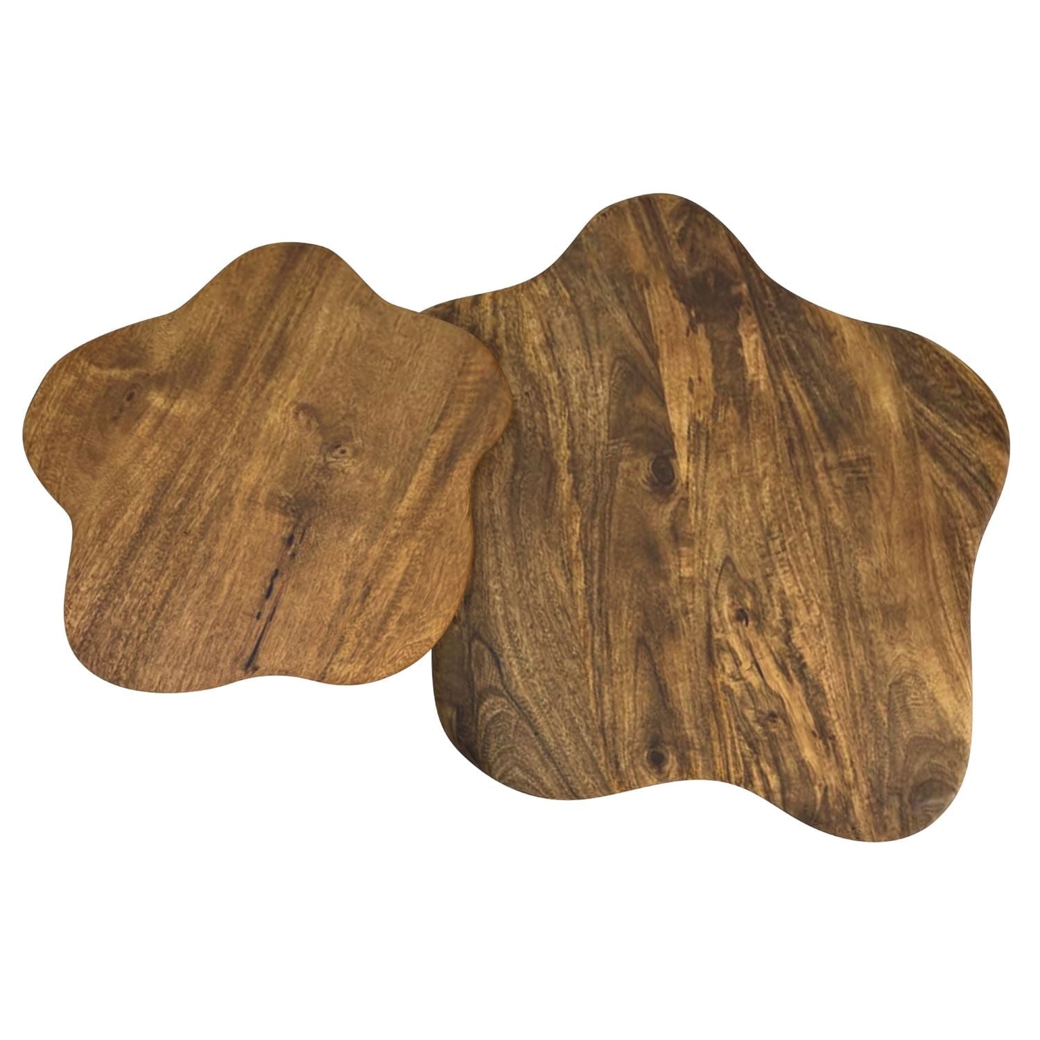 Mayal Wooden 2pc Coffee Table Set Walnut 303-149WAL