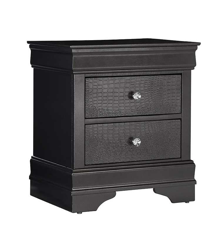 Pompei Grey Wooden Night Stand