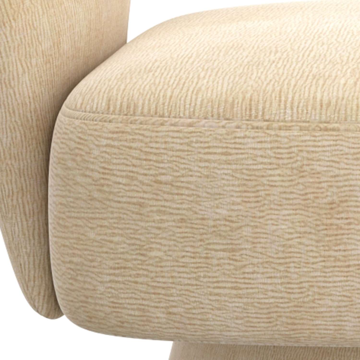 Santo Beige Chenille Fabric Accent Chair 403-992BG