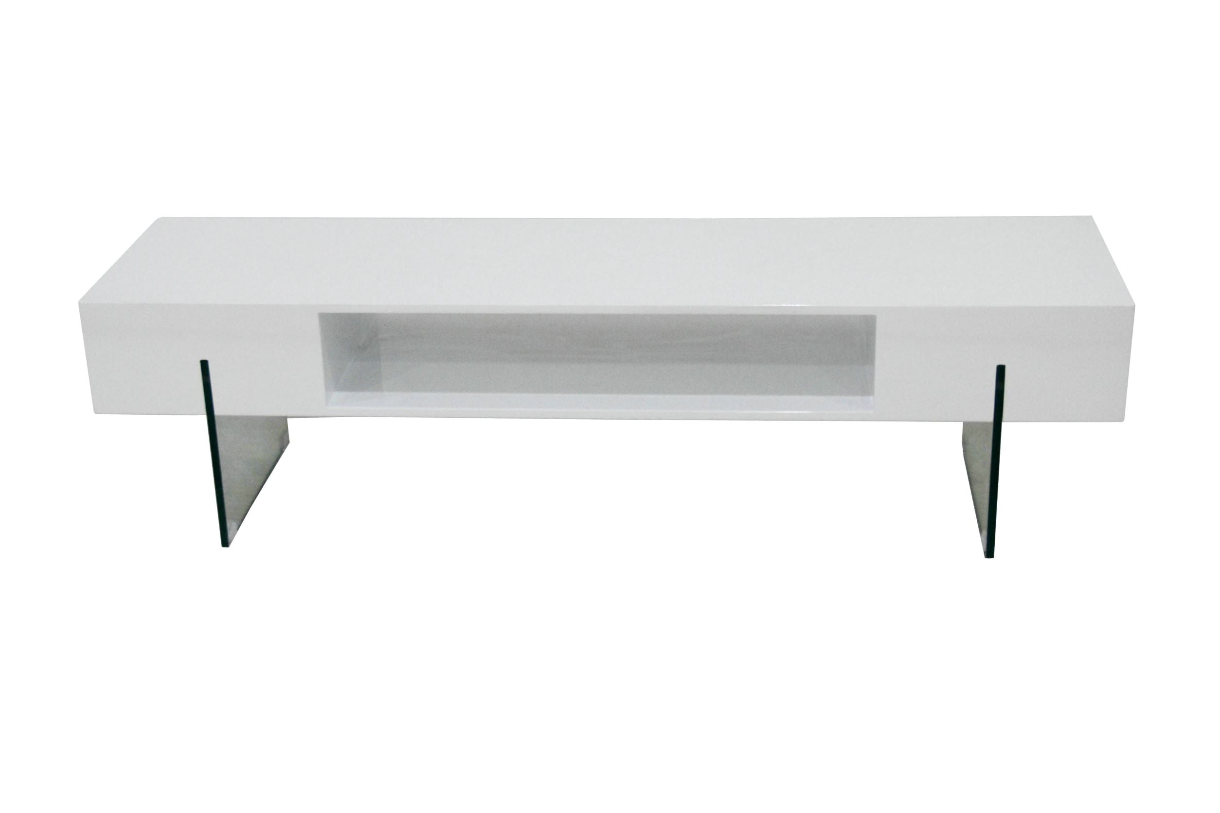 60" White Glossy TV Stand 3013-59