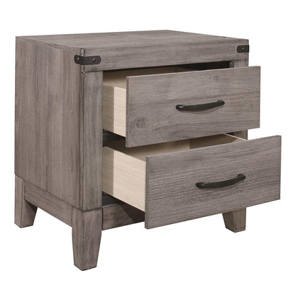 Woodrow Brownish Gray Finish Night Stand 2042