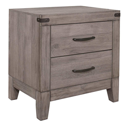 Woodrow Brownish Gray Finish Night Stand 2042