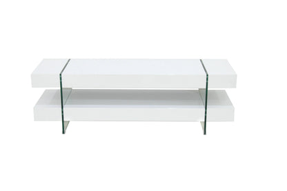 59" Glossy White TV Stand 3018-59