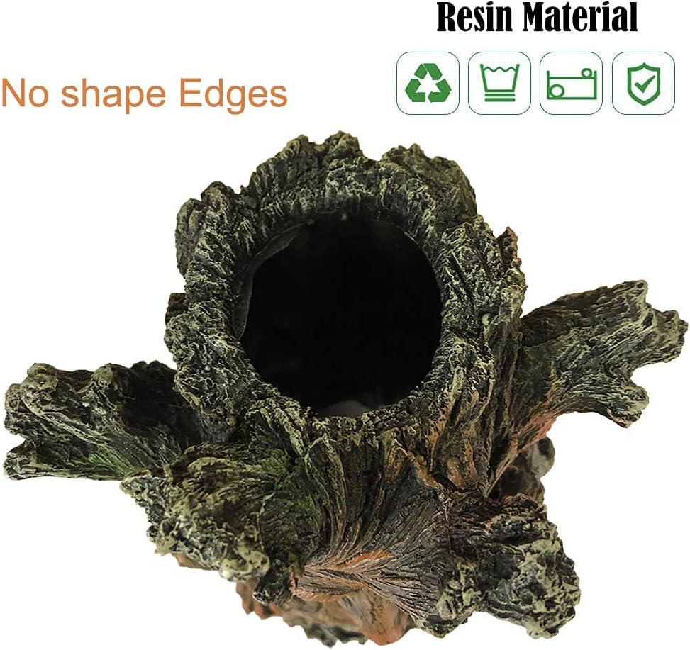Fish Tank Tree Trunk Decoration, Hollow Aquarium Ornament