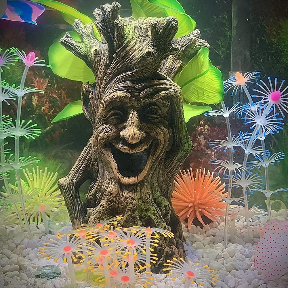 Fish Tank Tree Trunk Decoration, Hollow Aquarium Ornament