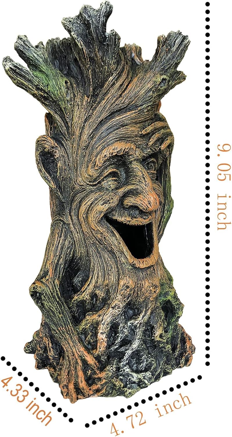 Fish Tank Tree Trunk Decoration, Hollow Aquarium Ornament