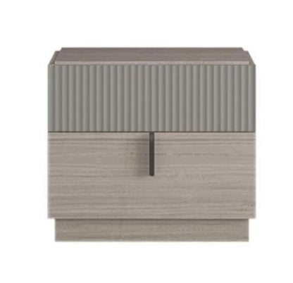 Bellamy Beige Agley Lacquer Night Stand 1791