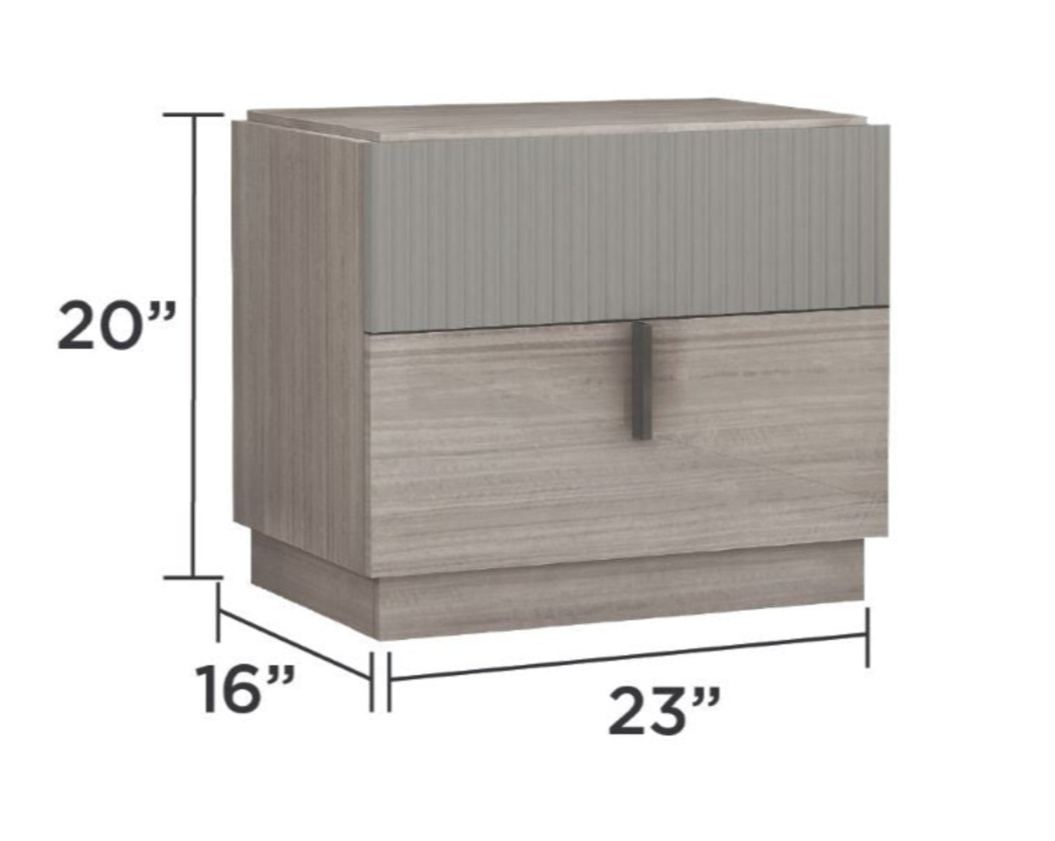 Bristal Wood-Tone Finish Night Stand 1781