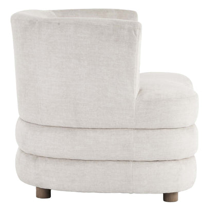 Dorian Beige Accent Chair in Velvet Fabric 403-061BEG