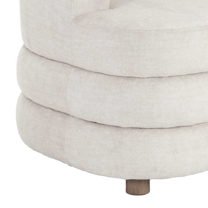 Dorian Beige Accent Chair in Velvet Fabric 403-061BEG
