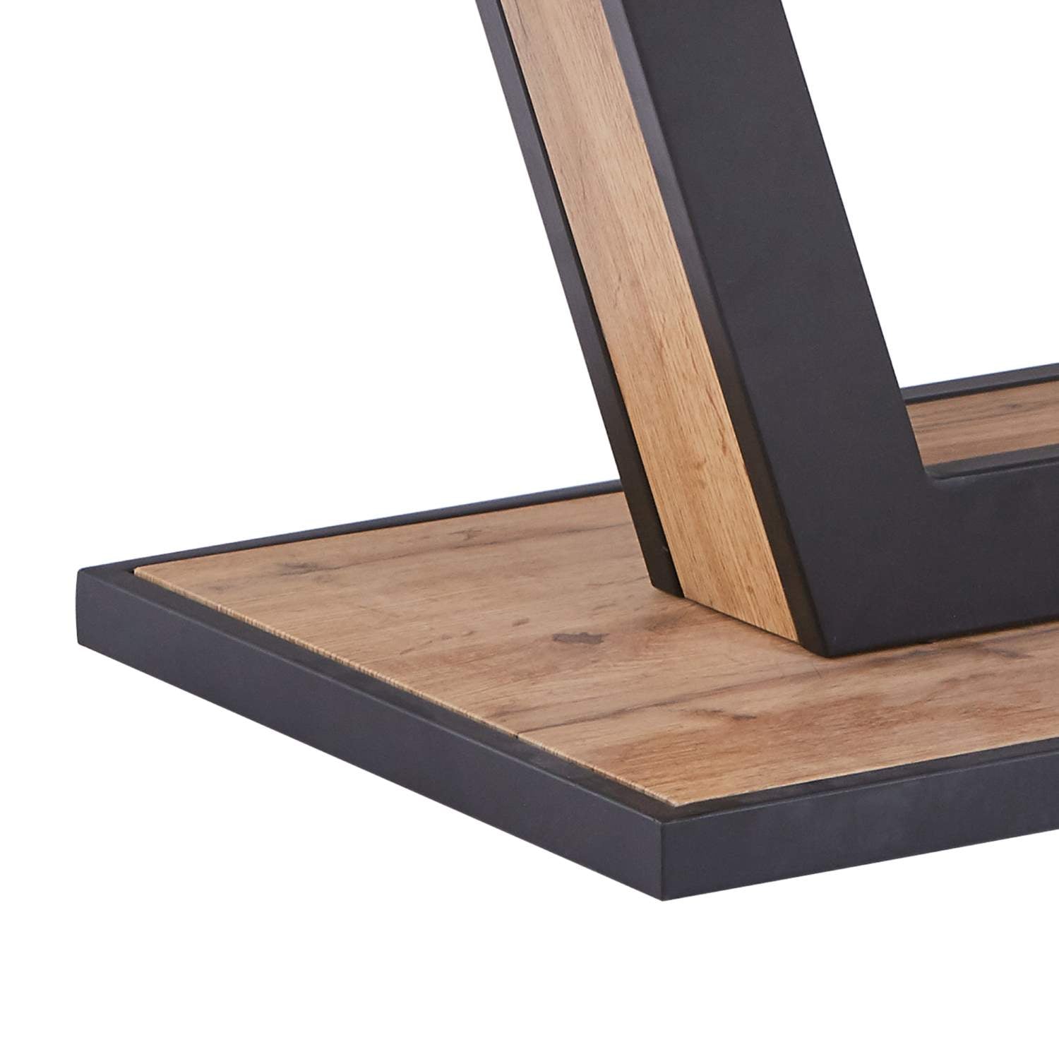 Forna Rectangular Coffee Table Natural & Black 301-161NAT