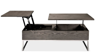 Harmony Dual Lift Top Coffee Table Grey 3510