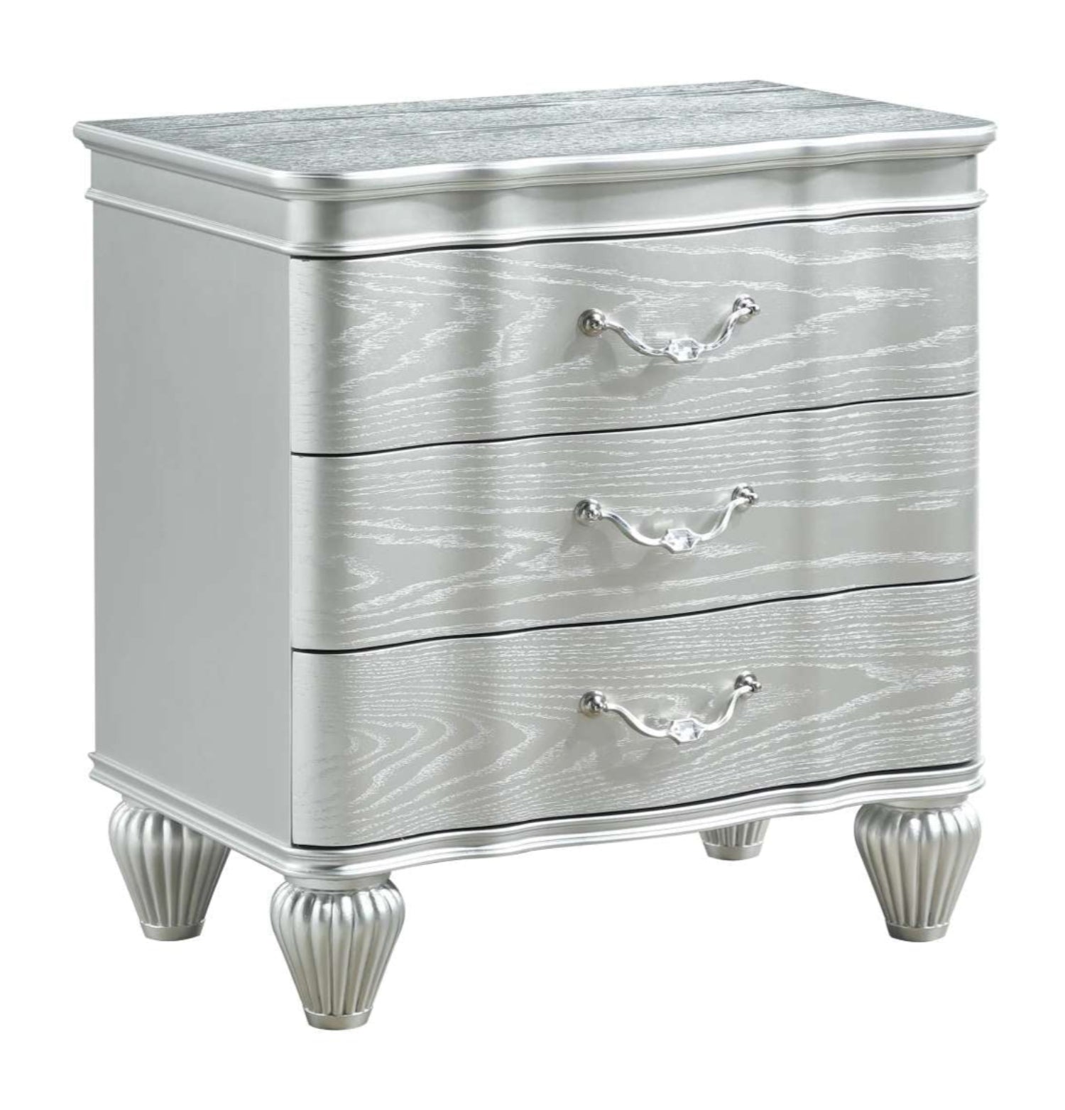 Landmark Wooden Silver Night Stand 1861