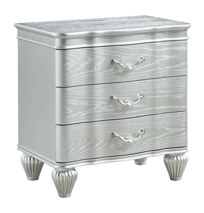 Landmark Wooden Silver Night Stand 1861