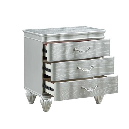 Landmark Wooden Silver Night Stand 1861