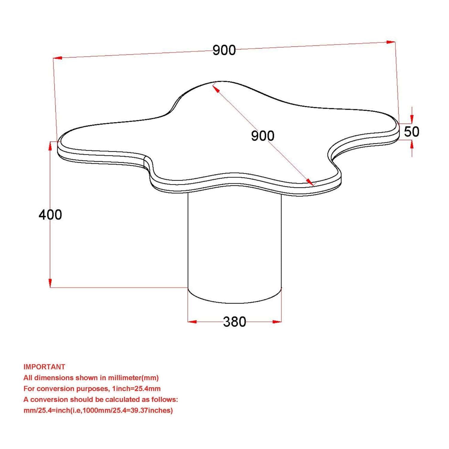 Mayal Wooden Large Coffee Table Walnut 301-149LG_WAL