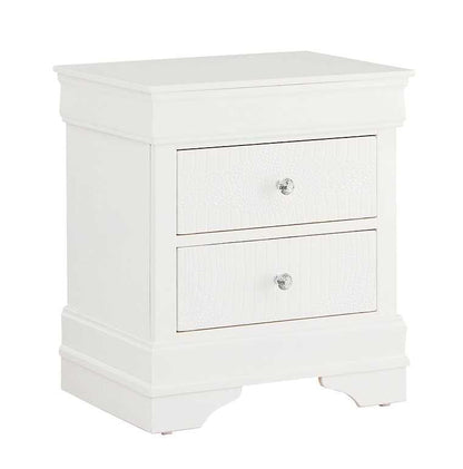 Pompei White Wooden Night Stand