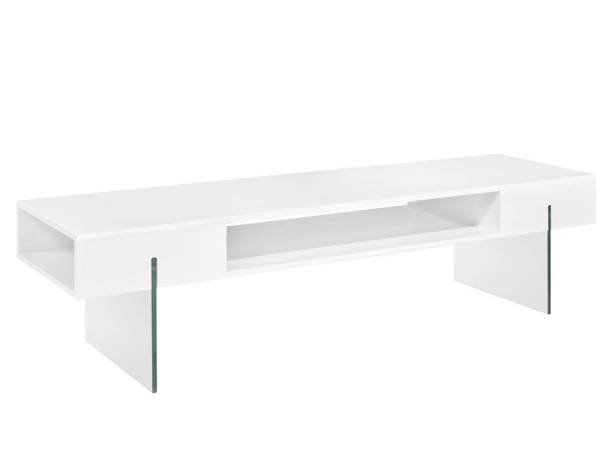 60" White Glossy TV Stand 3013-59