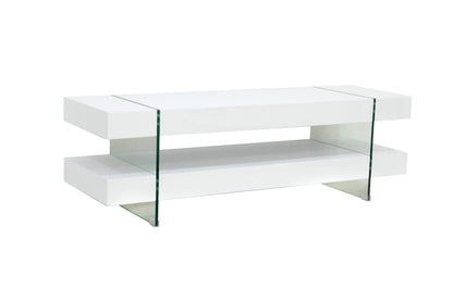 59" Glossy White TV Stand 3018-59