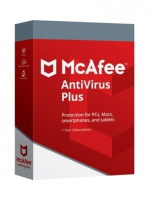 McAfee AntiVirus Plus (1 Year / Unlimited Devices) Latest Version + Free Updates